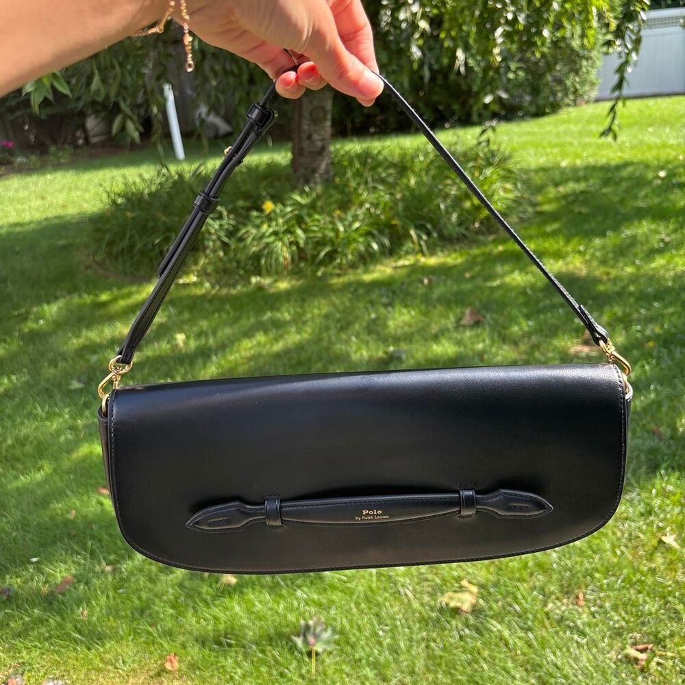 Polo Ralph Lauren Bellport Leather Long-Flap Clutch